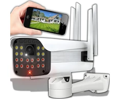 Belaidė lauko „Wifi IP“ kamera, 2 MP, „Full HD 1080p“, išmanioji aptikimo sistema, SD kortelė