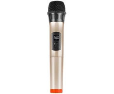 Belaidis UHF dinaminis mikrofonas PULUZ PU628J 3.5 mm (auksinis)