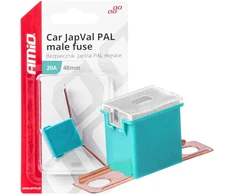 Japval PAL vyriškas automobilio saugiklis 48 mm 20 A amio-03417