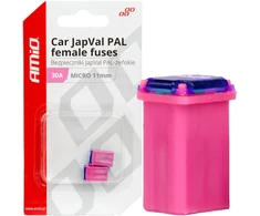 Japval PAL automobilio saugikliai, moteriški, 30A, 2 vnt. amio-03460