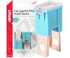 Japval PAL vyriški automobilio saugikliai, 2 vnt., 20A, amio-03396
