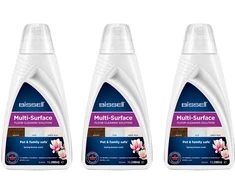 Bissell – grindų valymo skystis, skirtas „CrossWave“, „SpinWave“ ir „HydroWave“ – 3 x 1 litras
