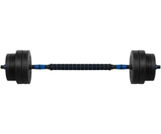 Reguliuojamas bituminis hantelis su jungtimi 1x20kg, REBEL ACTIVE