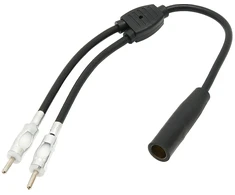 Blow Oem Automobilio antenos adapterio skirstytuvas 2x kištukas-DIN