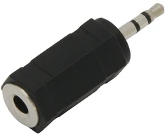 Blow 2207# Jack adapteris: 2,5 kištukas-3,5 lizdas, plastikinis stereofoninis