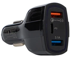 Blow 75-780# Įkroviklis samochodowa g31a 3x usb-c+2xusb-a