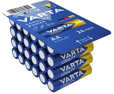 Blow 82-541# Šarminės baterijos AA 1.5 lr6 Varta LongLife Power 24 vnt.