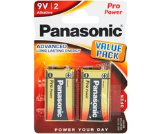 Blow 82-690# Bateria alkaliczna 9v 6lr61 panasonic pro power 2vnt.