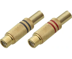 Blow 8965# Lizdas rca-na kabelis auksinė juoda