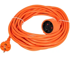 Blow PR-160 prailginimo laidas 1 lizdo be įžeminimo 10 m oranžinis (2x1.5 mm)