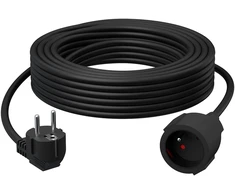 Blow PR-160 prailgintuvas, 1 lizdas su įžeminimu, 15 m, juodas, 3x2.5 mm, BLUETEC