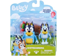 Bluey - S3 figūrėlių 2 vnt. pakuotė - riedlentei