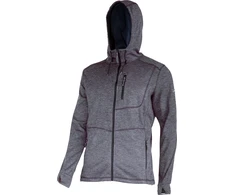 Lahti Pro Bluza, Megztinis su gobtuvu ir užtrauktuku, pilkas, "2xl", ce, latekso spalvos