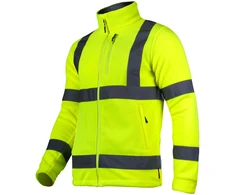 Bluza, Polar flisinis džemperis, įspėjamoji geltona spalva, "m", ce, Lahti