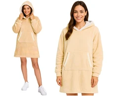 Bluza XXL - koc smėlio spalva Ruhhy 26146