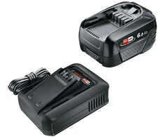 Bosch „pasidaryk pats“ – akumuliatorių rinkinys 18 V 6,0 Ah su įkrovikliu AL18V-44