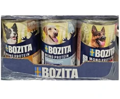 Bozita - šunų pašteto mišrios dėžutės 400g x 12