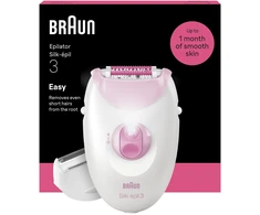 Braun Silk·épil 3 epiliatorius su laidu, rožinis