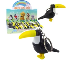 Lean Toys LED Paukštis Pakabukas Su Garsu