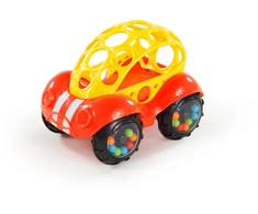 Bright Stars „Bright Starts“ – „Rattle Roll Buggie™“ vežimėlis, raudonas – (BS-81558)