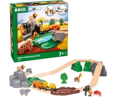 BRIO - Safari nuotykių traukinių rinkinys (33960)