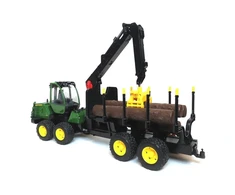 Bruder John Deere 1210e krautuvas su griebtuvu