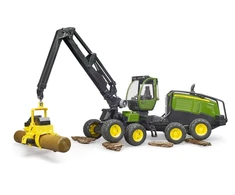 Bruder John Deere 1270g kombainas su medžio šaka