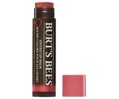 Burt's Bees - tonuotas lūpų balzamas su rožėmis