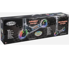 California Kalifornija - Juodas paspirtukas su LED žibintais (83153)