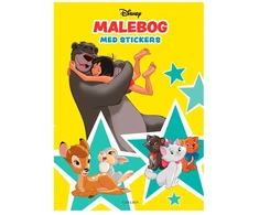 Carlsen,Disney Carlsen - Spalvinimo knygelė su lipdukais - Disney Classics