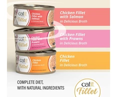 Catit - Cuisine vištienos filė įvairių rūšių pakuotė, 12 x 75 g