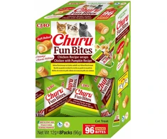 Churu - Cat Fun Bites vištienos ir moliūgų skonio traškučiai - 8 vnt.