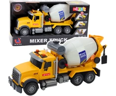 Lean Toys Žaislinis betono maišytuvas su šviesomis ir garsais