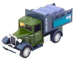 Lean Toys Klasikinis sunkvežimis su atgaliniu mechanizmu, šviesomis ir garsu