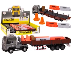 Lean Toys 1:24 Sunkvežimis su Priekaba ir Garso Efektais