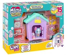 Cobi Rinkinys figūrėlių Little Live Pets - families namelis mamų vakarėliui