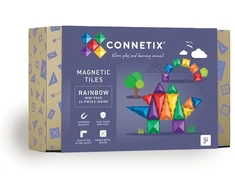 „Connetix“ – vaivorykštės mini rinkinys, 24 vnt. – (CT-R-00024-MI)