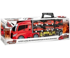 „Contruck“ – sunkvežimis su gelbėjimo automobiliais ir ženklais, gaisrinė (534654)