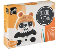 Craft ID - nėrimo rinkinys panda, 9x8x13cm - (K-CR1703/GE)