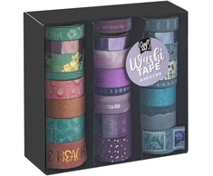Craft ID - Washi lipni juosta, 24 vnt., įvairių spalvų (CR3010)