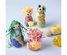 Creativ Company - Blizgučių molis, mėlynos/žalios spalvos harmonija, 3 x 60 g / 1 pakuotė (787481)