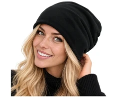 Winter hat - juodas Trizand