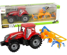 Traktorius su frikciniu grėbliu Lean Toys