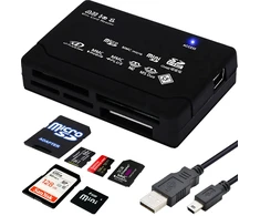 Czytnik Skaitytuvas „Micro SD USB USB-C SDHC CF“ atminties kortelių skaitytuvas SM-E378