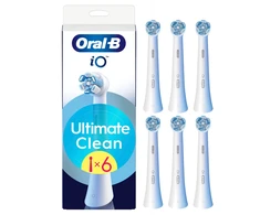 Dantų šepetėlis „Oral B iO“ serijos „Ultimate Clean“ keičiamos dantų šepetėlio galvutės – baltos – 6 vnt.