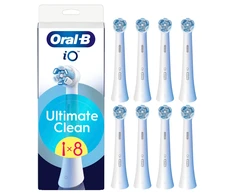Dantų šepetėlis „Oral B iO“ serijos „Ultimate Clean“ keičiamos dantų šepetėlio galvutės – baltos – 8 vnt.