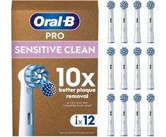 „Oral B Pro Jautrus Clean“ dantų šepetėlio galvutės, baltos, 12 vnt.