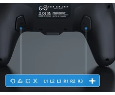 Deep Explorer Wireless Controller Juodas PS4 / PC