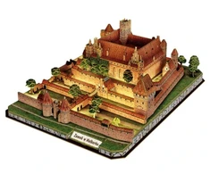 CubicFun 3D dėlionė Malborko pilis su LED