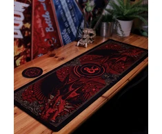 Dėlionė Fanatik „Dungeons Dragons“ stalo kilimėlis ir padėkliukų rinkinys